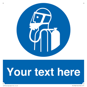 Custom use self contained breathing appliance